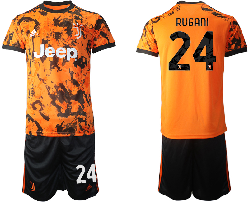 2020-21 Juventus 24 RUGANI Third Away Soccer Jersey