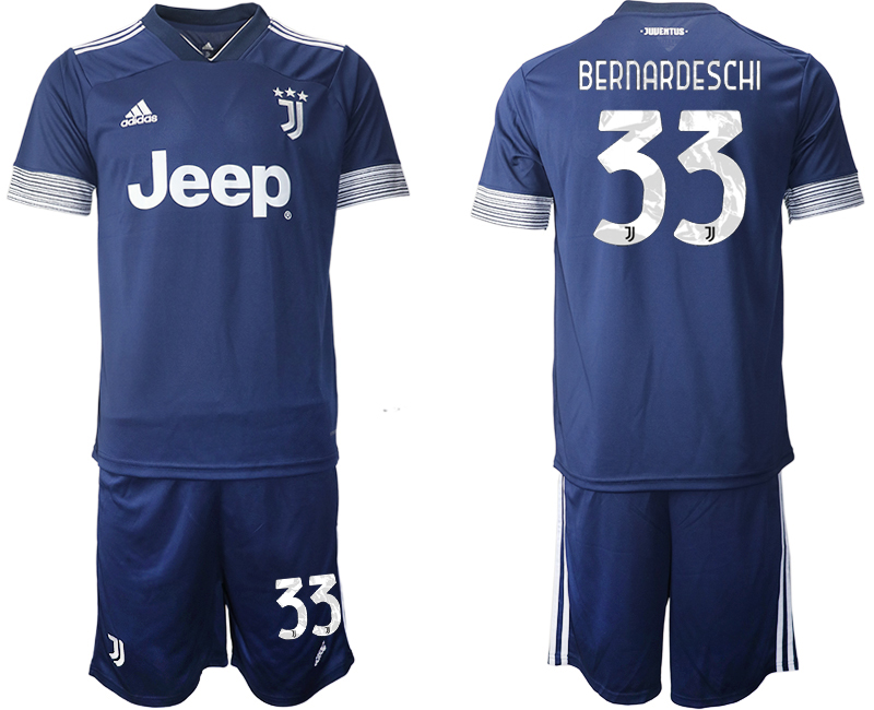 2020-21 Juventus 33 BERNARDESCHI Away Soccer Jersey - Click Image to Close