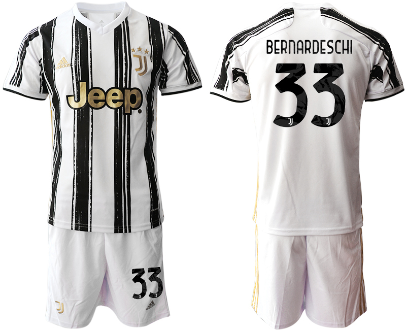 2020-21 Juventus 33 BERNARDESCHI Home Soccer Jersey