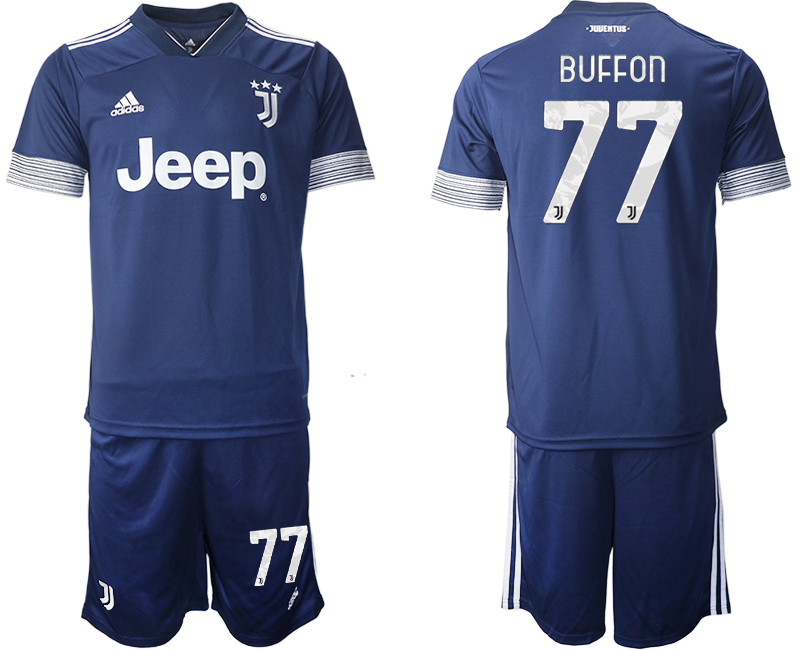 2020-21 Juventus 77 BUFFON Away Soccer Jersey - Click Image to Close