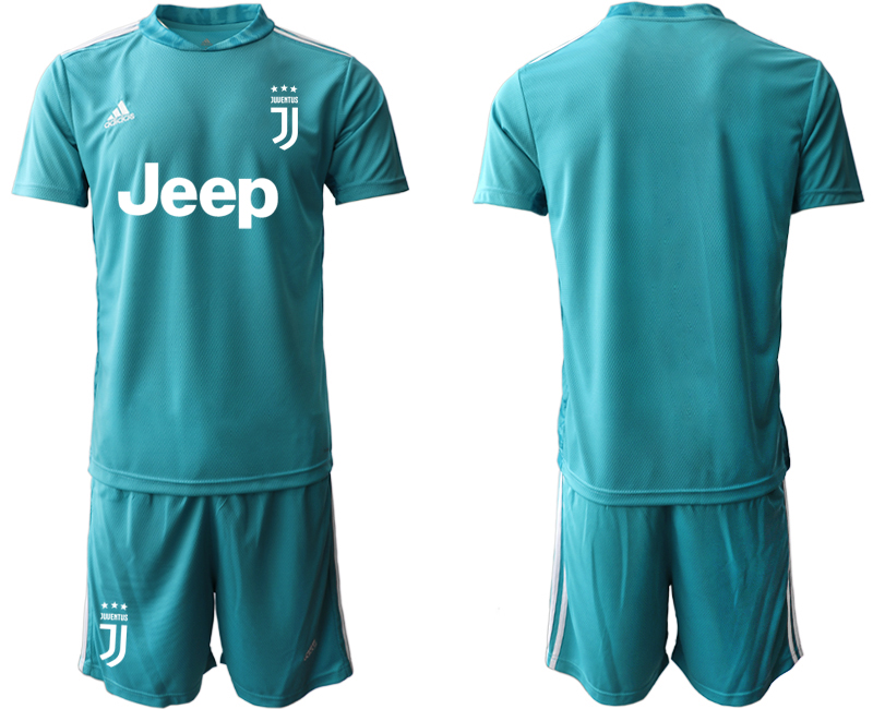 2020-21 Juventus Blue Goalkeeper Soccer Jersey - Click Image to Close