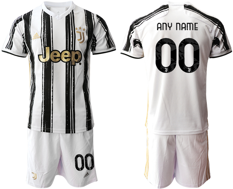 2020-21 Juventus Customized Home Soccer Jersey