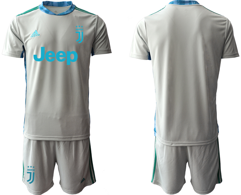 2020-21 Juventus Gray Goalkeeper Soccer Jersey