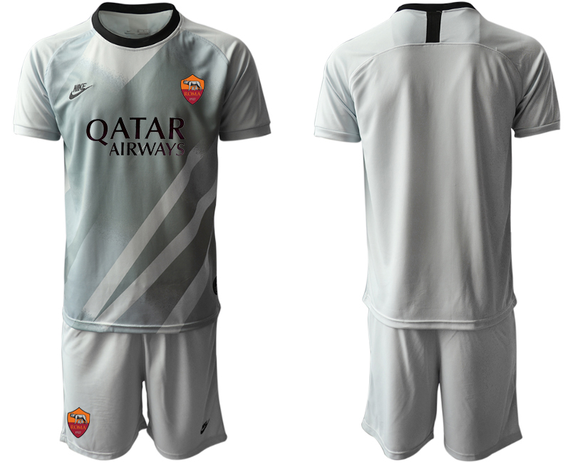 2020-21 Roma Gray Goalkeeper Soccer Jersey