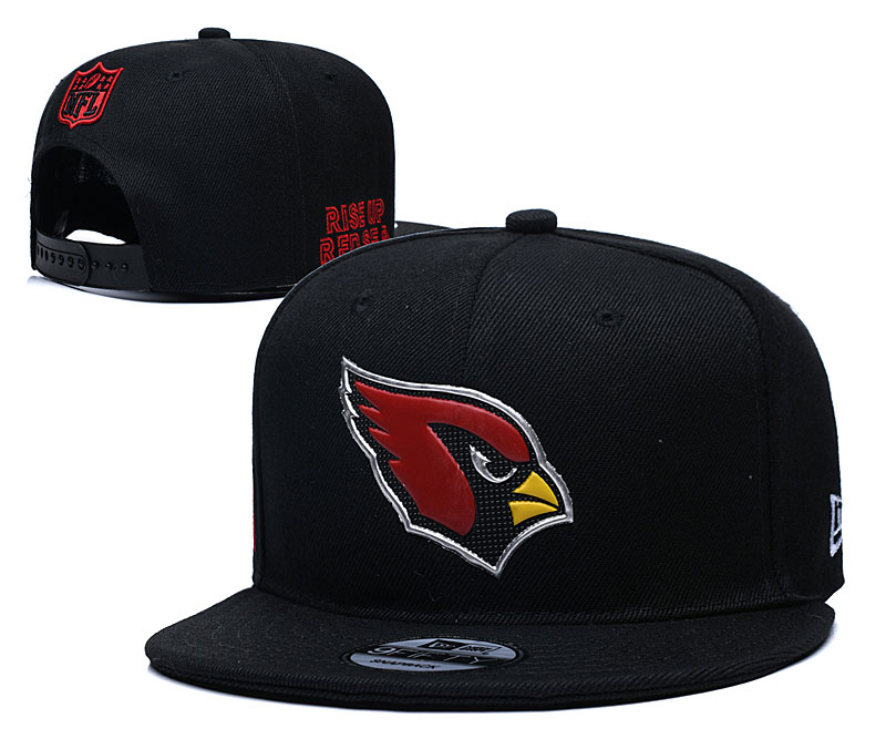 Arizona Cardinals Team Logo Black Adjustable Hat YD
