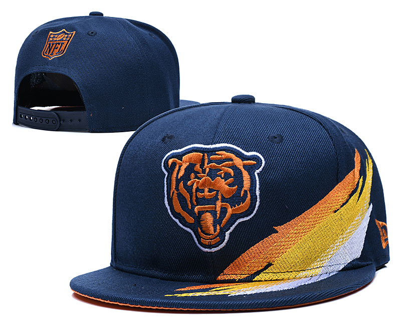 Bears Team Logo Navy Adjustable Hat YD