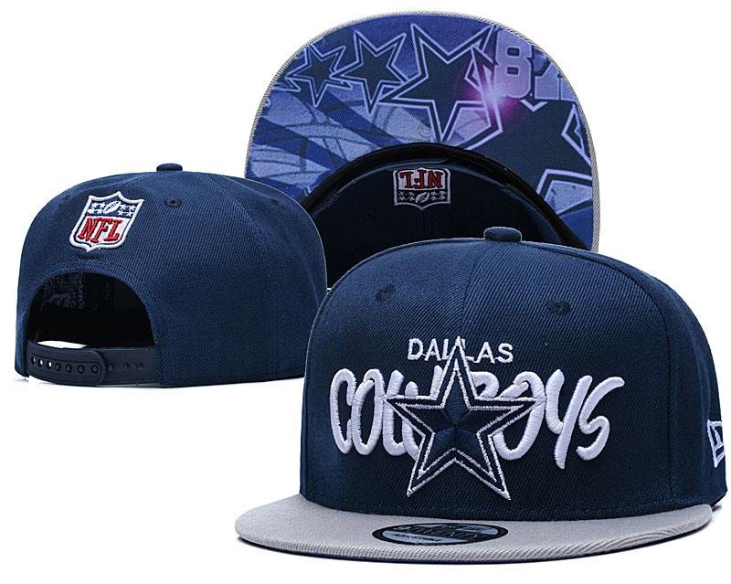 Cowboys Team Logo Navy Adjustable Hat YD