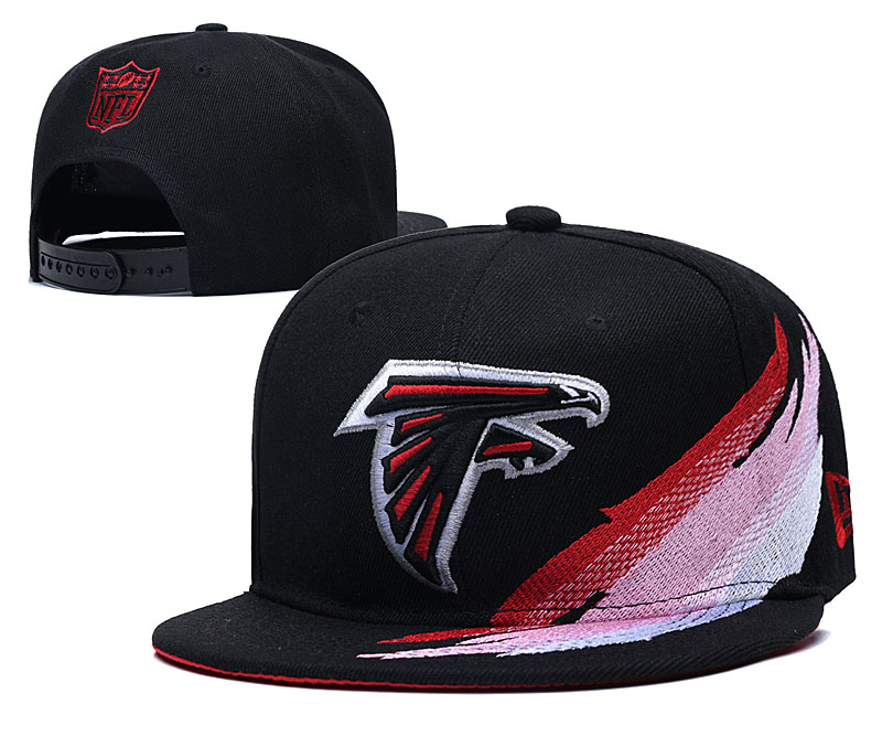 Falcons Team Logo Black Adjustable Hat YD