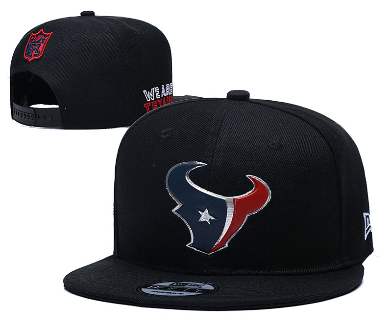 Texans Team Logo Black Adjustable Hat YD