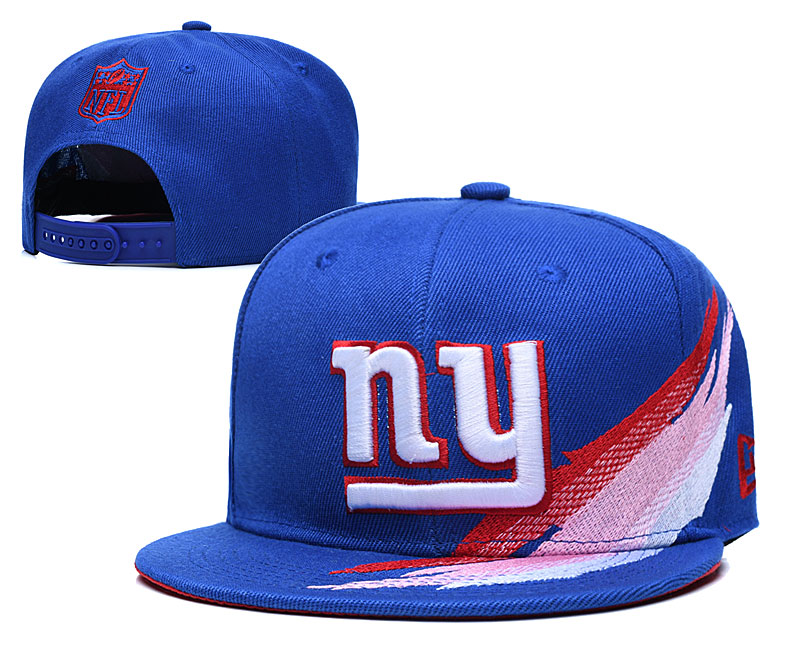 New York Giants Team Logo Royal Adjustable Hat YD