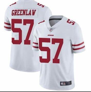 Nike 49ers 57 Dre Greenlaw White Vapor Untouchable Limited Jersey