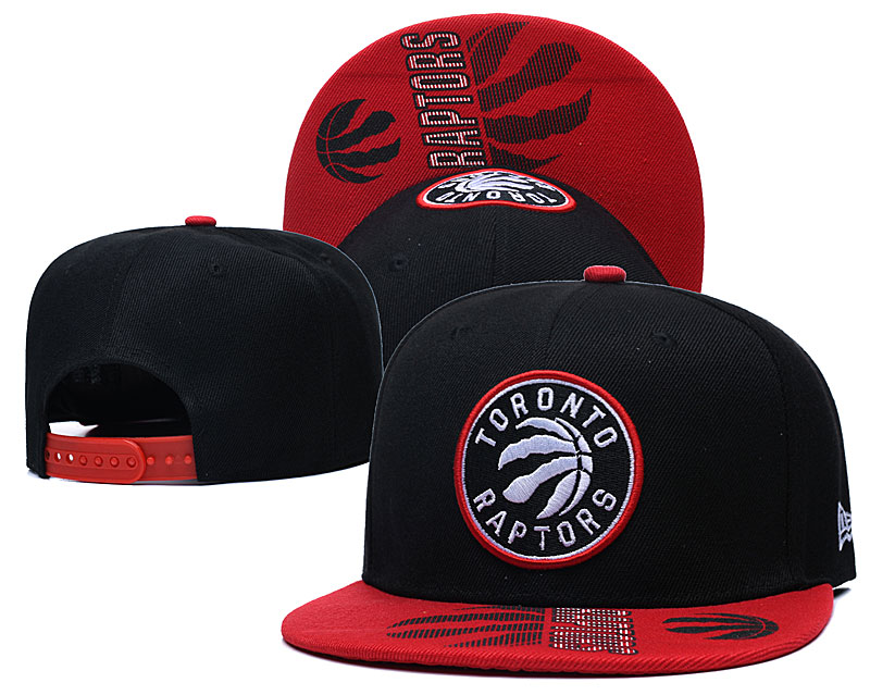 Raptors Team Logo Black Adjustable Hat GS