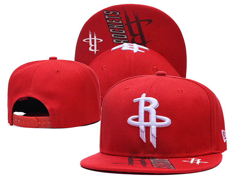 Rockets Team Logo Red Adjustable Hat GS