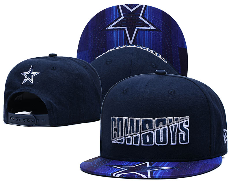 Cowboys Team Logo Navy 2020 NFL Summer Sideline Adjustable Hat YD