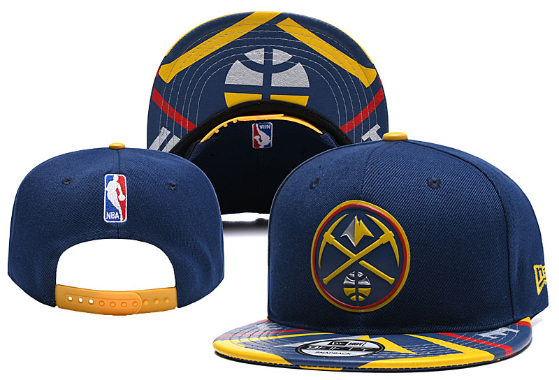 Nuggets Team Logo Navy Adjustable Hat YD