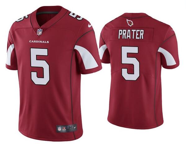 Nike Cardinals 5 Matt Prater Red Vapor Untouchable Limited Jersey - Click Image to Close