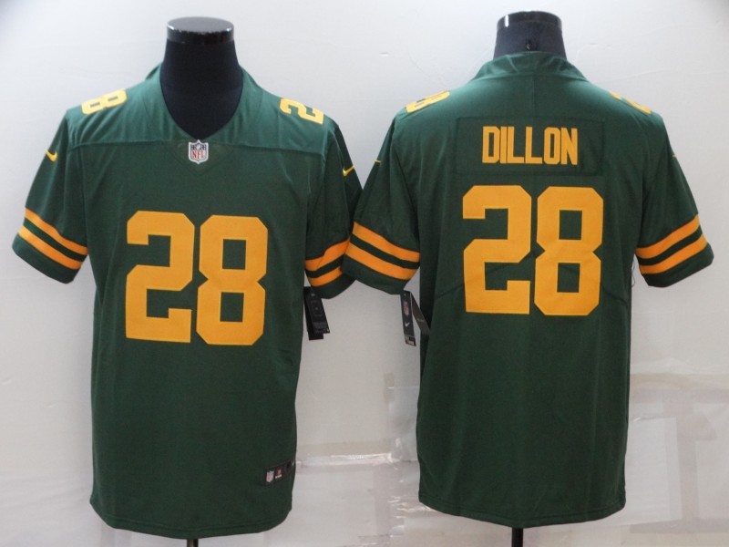 Nike Packers 28 AJ Dillon Green New Vapor Untouchable Limited Jersey