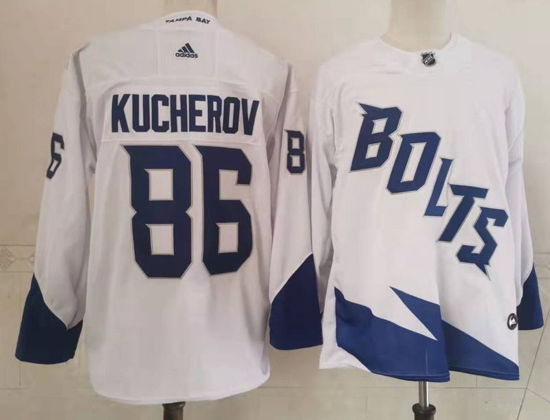 Lightning 86 Nikita Kucherov White 2022 NHL Stadium Series Adidas Jersey