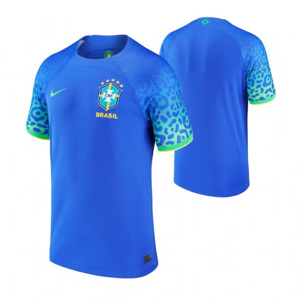 Brazil Blank Away 2022 FIFA World Cup Thailand Soccer Jersey