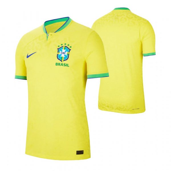 Brazil Blank Home 2022 FIFA World Cup Thailand Soccer Jersey - Click Image to Close