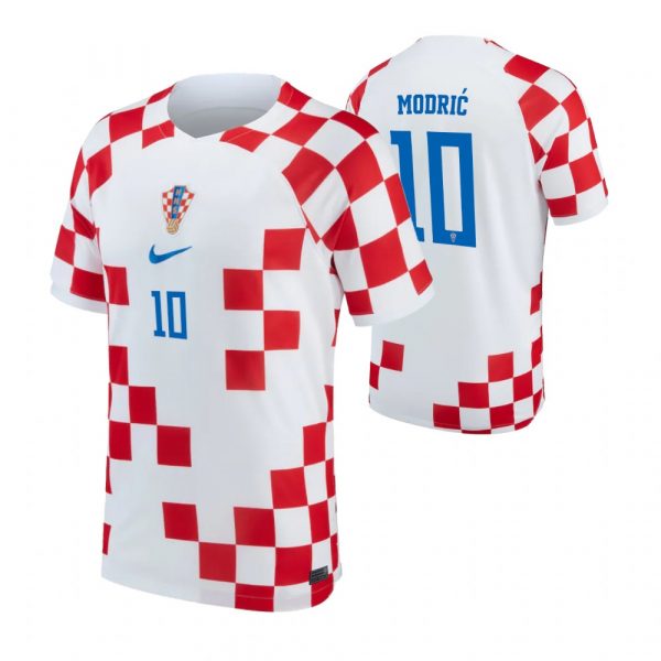 Croatia 10 MODRIC Home 2022 FIFA World Cup Thailand Soccer Jersey - Click Image to Close