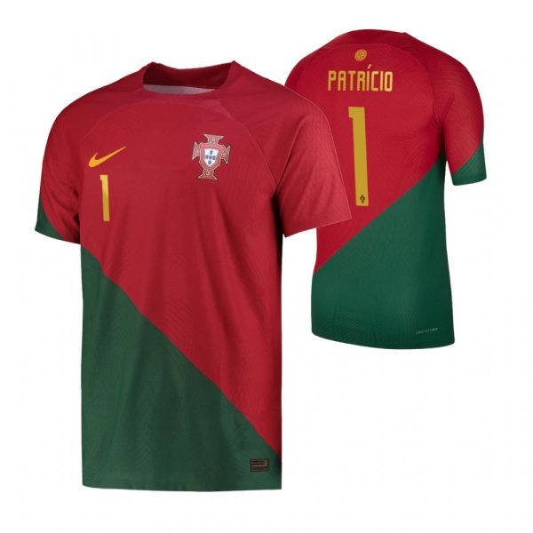 Portugal 1 PATRICIO Home 2022 FIFA World Cup Thailand Soccer Jersey - Click Image to Close