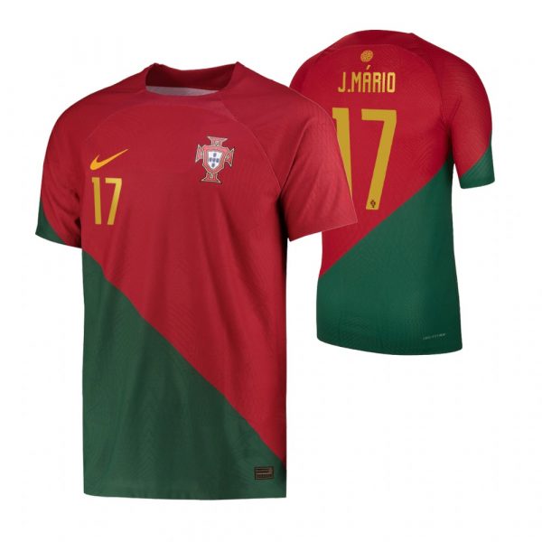 Portugal 17 J.MARIO Home 2022 FIFA World Cup Thailand Soccer Jersey - Click Image to Close