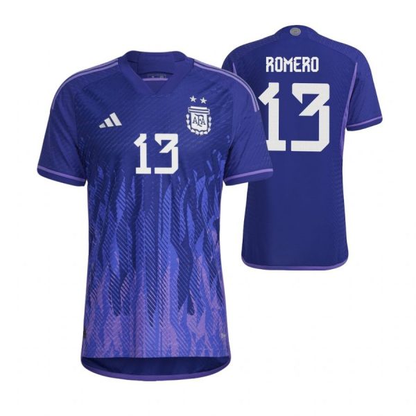 Argentina 13 ROMERO Away 2022 FIFA World Cup Thailand Soccer Jersey - Click Image to Close