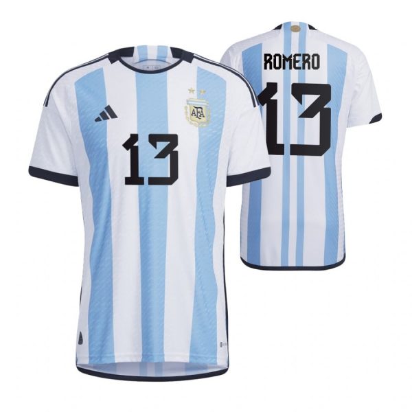 Argentina 13 ROMERO Home 2022 FIFA World Cup Thailand Soccer Jersey - Click Image to Close