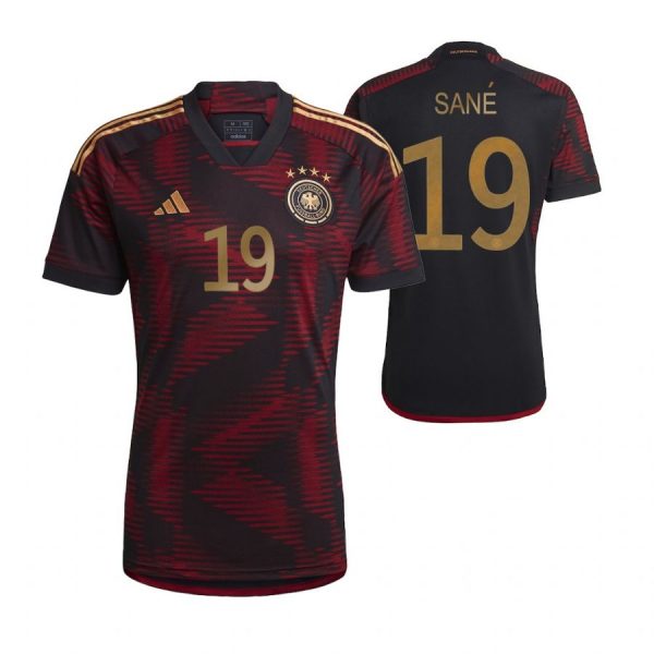 Germany 19 SANE Away 2022 FIFA World Cup Thailand Soccer Jersey - Click Image to Close