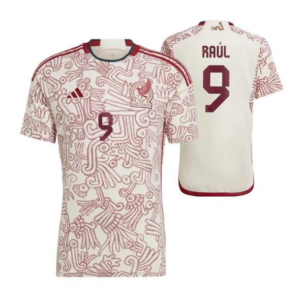 Mexico 9 RAUL Away 2022 FIFA World Cup Thailand Soccer Jersey - Click Image to Close