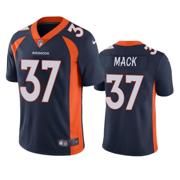 Nike Broncos 37 Marlon Mack Navy Vapor Untouchable Limited Jersey