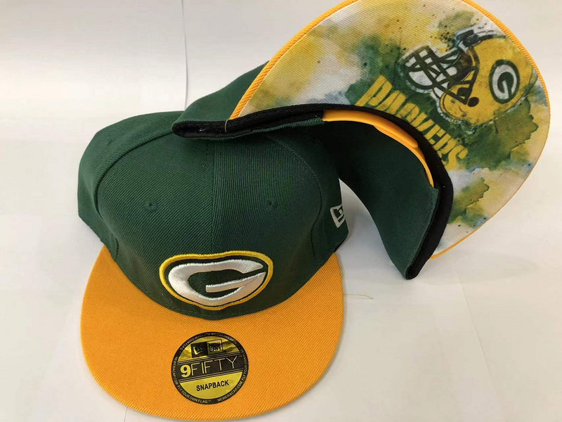 Packers Team Logo Green Yellow Adjustable Hat LH