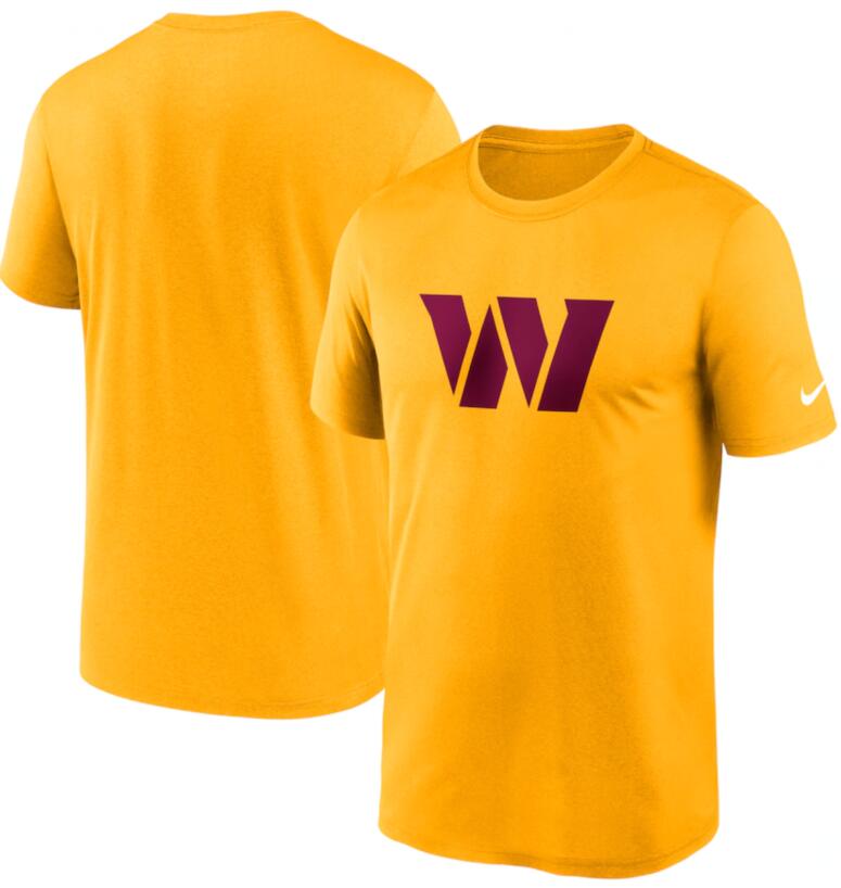 Men's Washington Commanders Nike Gold Essential Legend T-Shirt