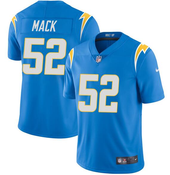 Nike Chargers 52 Khalil Mack Blue Vapor Limited Jersey - Click Image to Close