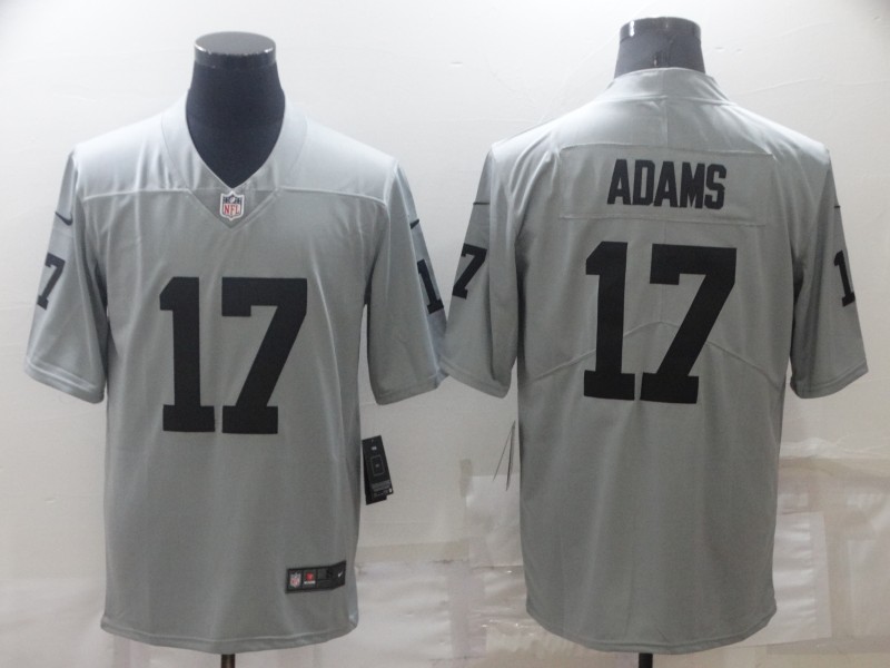 Nike Raiders 17 Davante Adams Gray Inverted Legend Limited Jersey