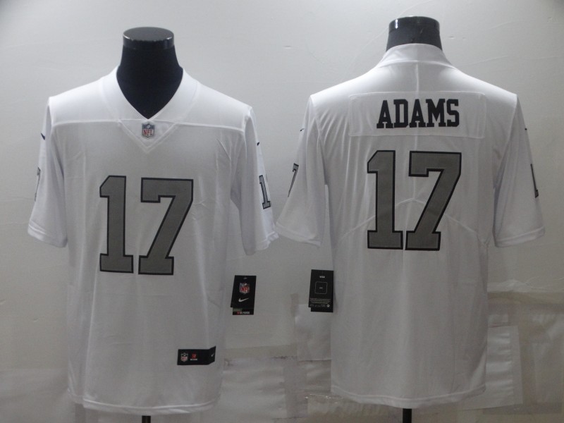 Nike Raiders 17 Davante Adams White Color Rush Jersey