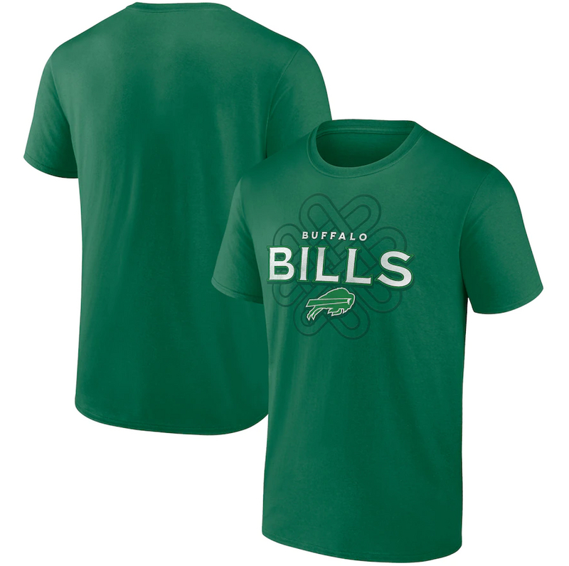 Men's Buffalo Bills Fanatics Branded Kelly Green Celtic Knot T-Shirt - Click Image to Close