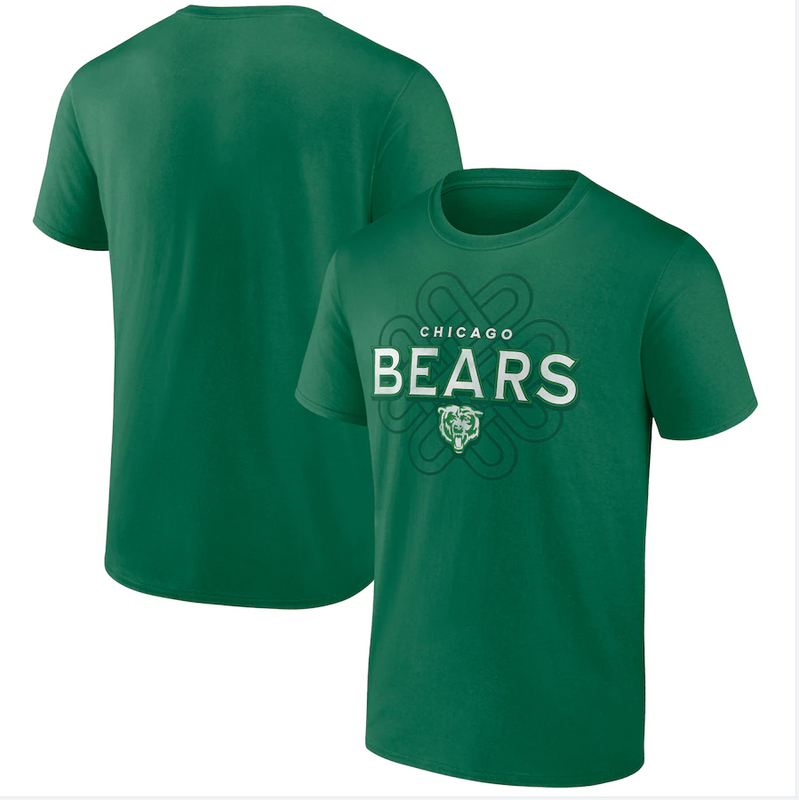 Men's Chicago Bears Fanatics Branded Kelly Green Celtic Knot T-Shirt