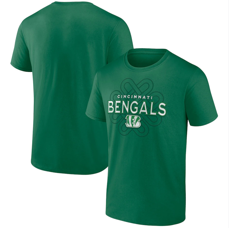 Men's Cincinnati Bengals Fanatics Branded Kelly Green Celtic Knot T-Shirt