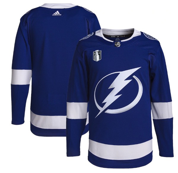 Lightning Blank Blue 2022 Stanley Cup Final Patch Adidas Jersey