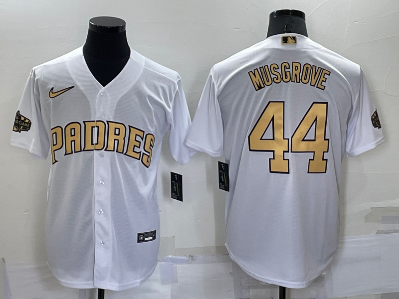 Padres 44 Joe Musgrove White Nike 2022 MLB All-Star Cool Base Jersey
