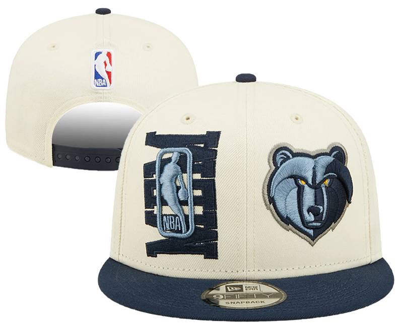 Grizzlies New Era Cream 2022 NBA Draft Adjustable Hat YD