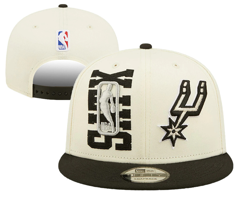 Spurs New Era Cream 2022 NBA Draft Adjustable Hat YD