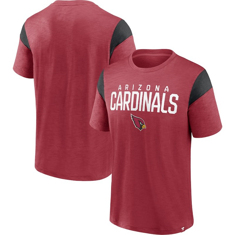 Men's Arizona Cardinals Fanatics Branded CardinalBlack Home Stretch Team T-Shirt - Click Image to Close