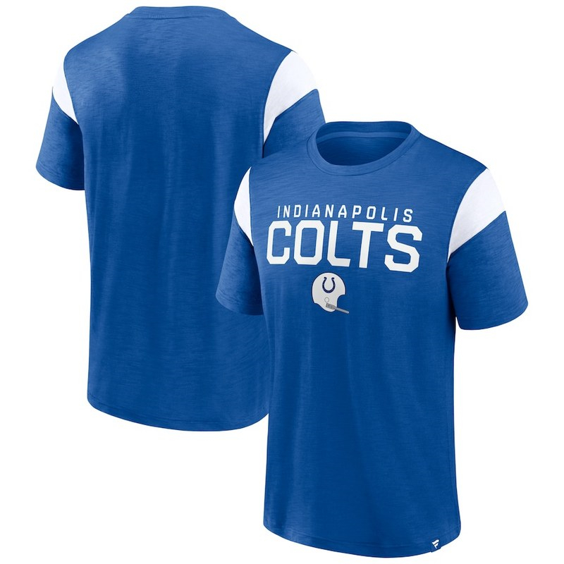 Men's Indianapolis Colts Fanatics Branded Royal Home Stretch Team T-Shirt