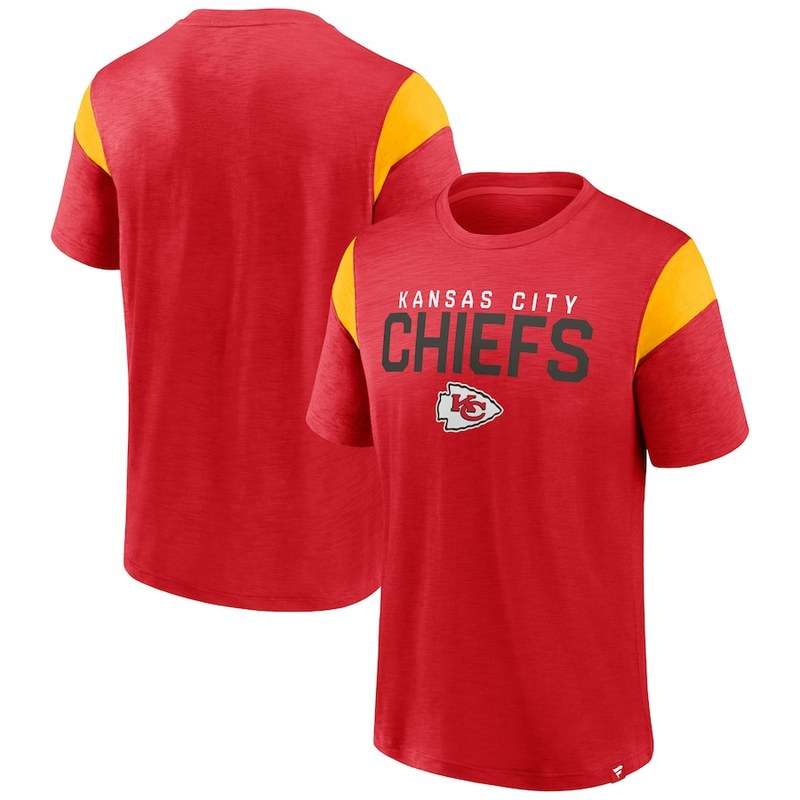Men's Kansas City Chiefs Fanatics Branded Red Home Stretch Team T-Shirt
