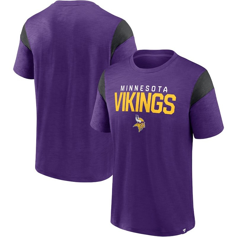 Men's Minnesota Vikings Fanatics Branded Purple Home Stretch Team T-Shirt