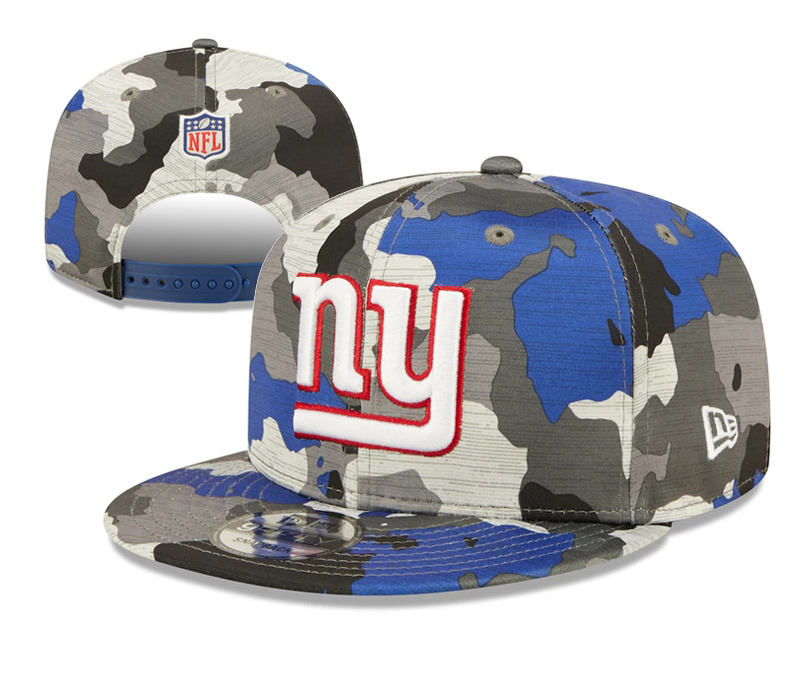 New York Giants Team Logo Camo Adjustable Hat YD