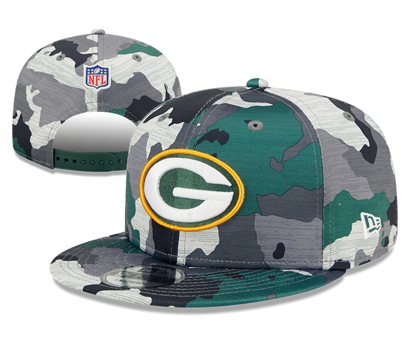 Packers Team Logo Camo Adjustable Hat YD